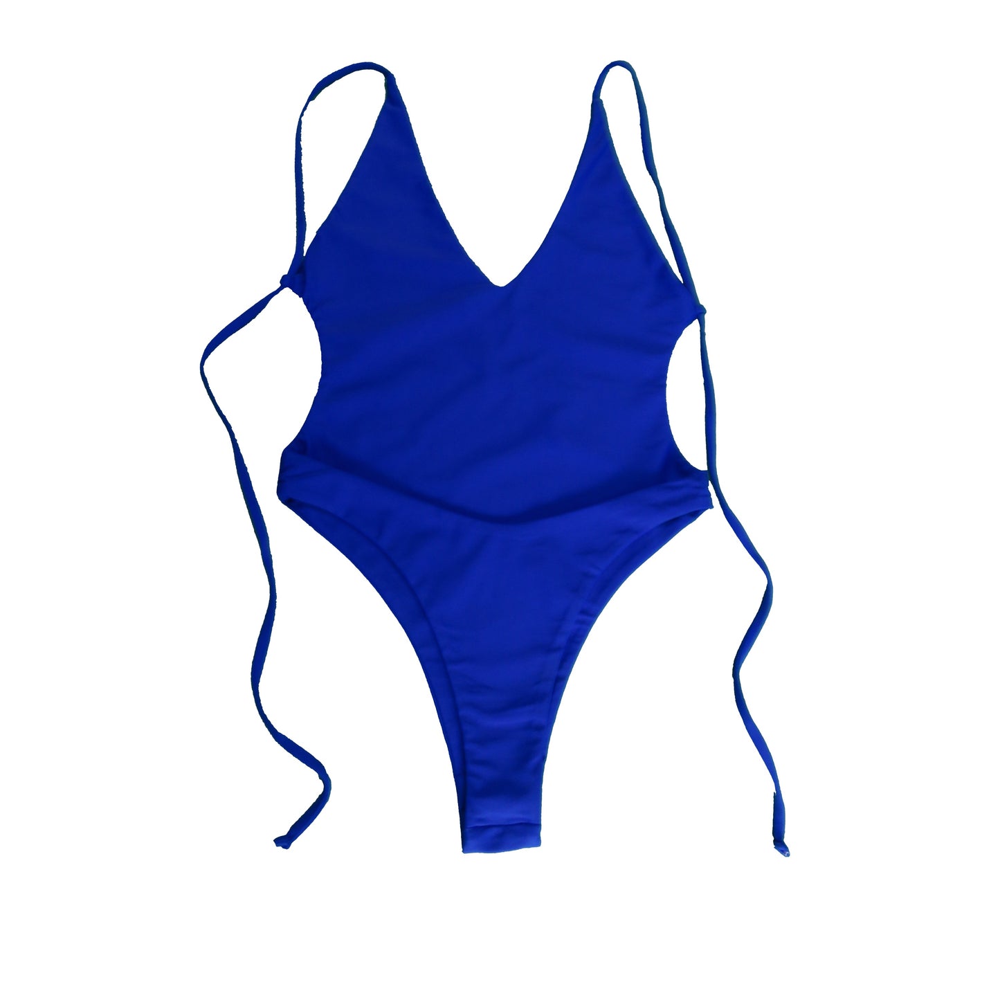 Vintage Plain One Piece Swimsuit