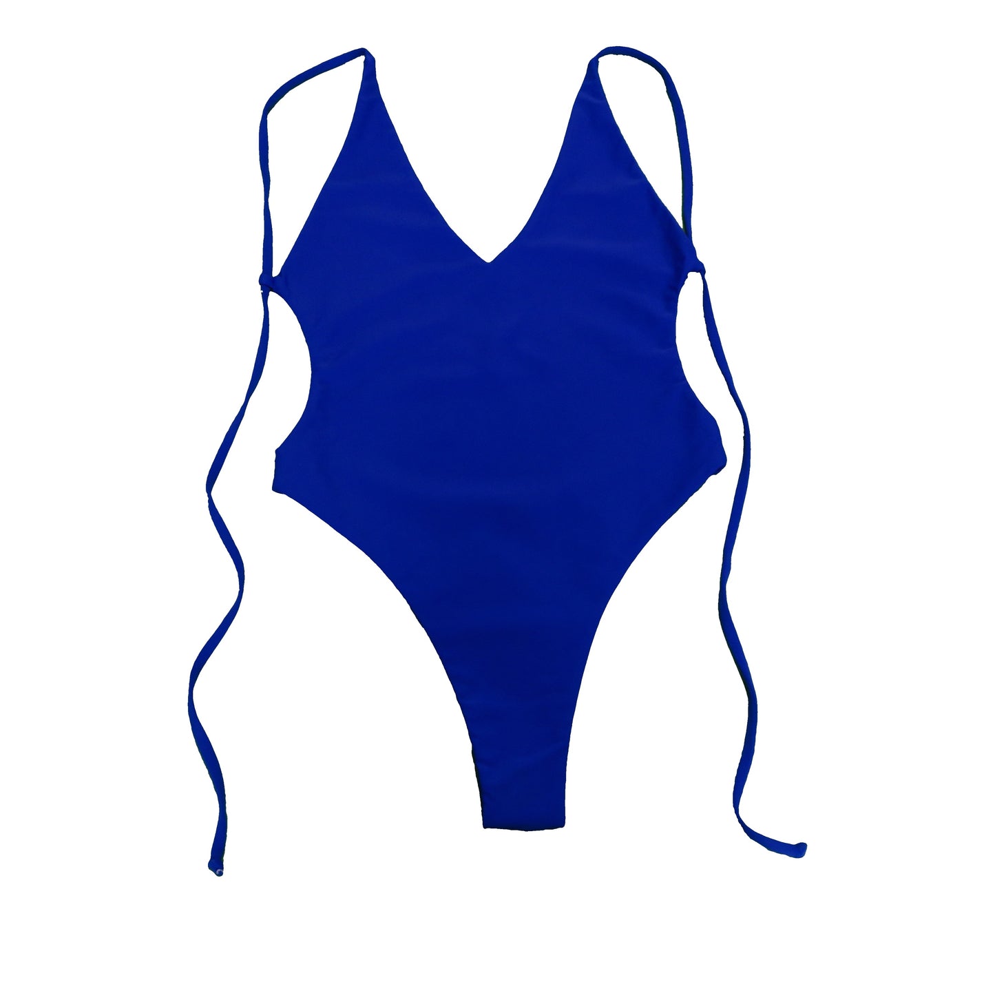 Vintage Plain One Piece Swimsuit